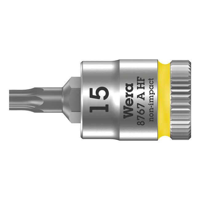 Wera Zyklop 1/4" Torxr socket bit with holding function