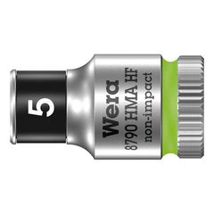 Wera Zyklop 1/4" socket with holding function - Metric 5.0
