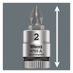 Wera Zyklop 1/4" Pozidriv socket bit-thumb-4