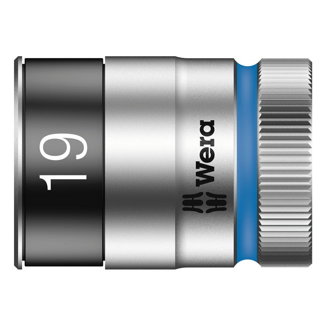 Wera Zyklop 1/2" socket with holding function - Metric 19.0