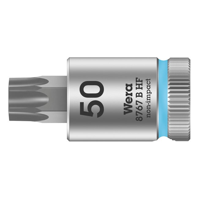 Wera Zyklop 3/8" Torxr socket bit TX50 with holding function