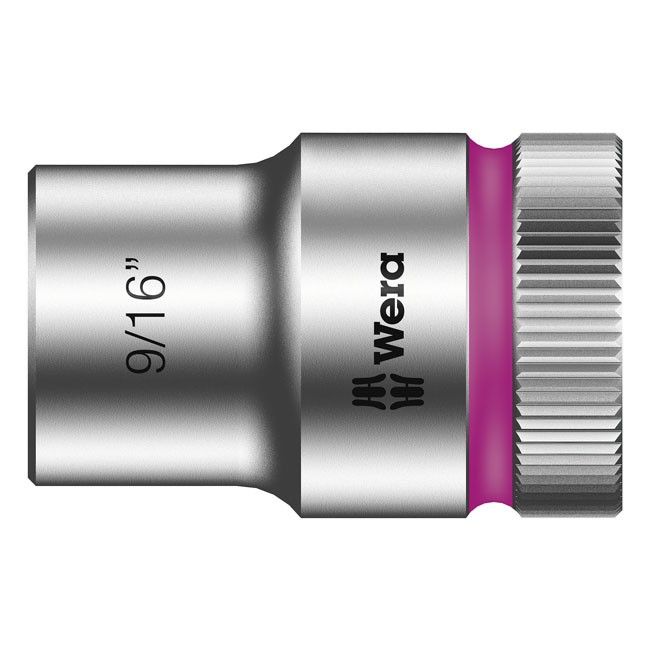 Wera Zyklop 1/2" socket - US sizes 9/16"