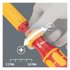 Wera adjustable torque handle VDE Kraftform-thumb-2