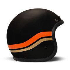 Κράνος Μοτοσυκλέτας open-face DMD Retro helmet Matt Black Sunset - XS