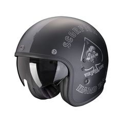 Scorpion Κράνος Μοτοσυκλέτας half face Belfast Evo helmet matt black/silver - S