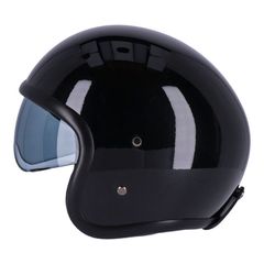 Roeg Κράνος open-face με ενσωματωμένο visor | Sundown gloss black - S-thumb-4