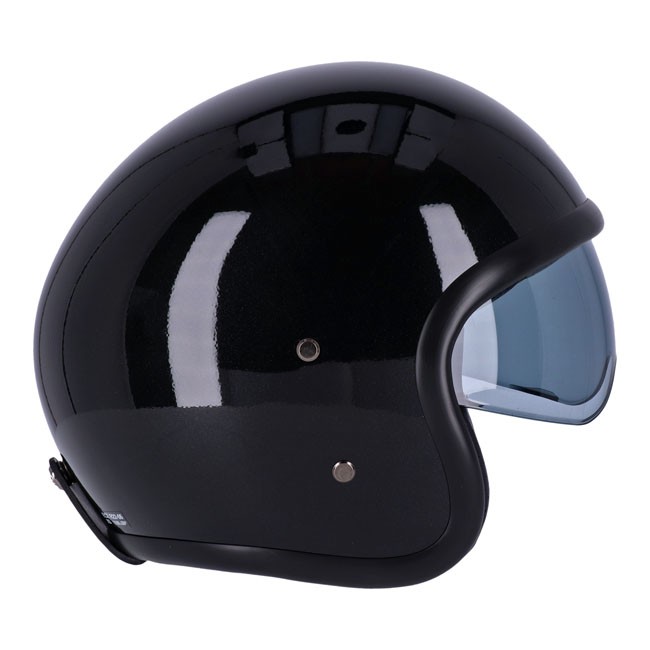 Roeg Κράνος open-face με ενσωματωμένο visor | Sundown gloss black - S
