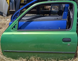 ΠΟΡΤΑ ΟΔΗΓΟΥ NISSAN MICRA K11 2 3 ΘΥΡΟ 2000-2004 ΠΡΑΣΙΝΟ