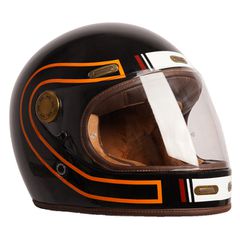 Κράνος κλειστού τύπου By City Roadster III Fusion helmet black/orange - L