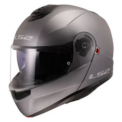 LS2 Strobe II helmet matt titanium - M-thumb-1