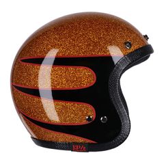 13 1/2 Skull bucket helmet Superior metal flake - S