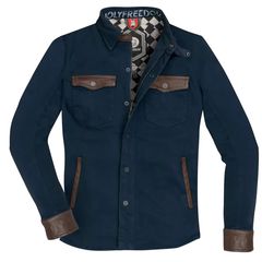Holy Freedom Τζιν Πουκάμισο Coyote jacket blue - S