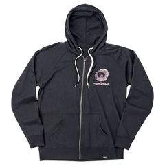 Biltwell Φούτερ Ζακέτα Shorty μαύρη | Zip hoodie black - XL