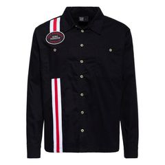King Kerosin Πουκάμισο Μακρυμάνικο Los Angeles Supply Co μαύρο shirt black - L