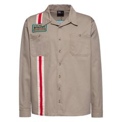 King Kerosin Πουκάμισο Μακρυμάνικο Motorstate shirt khaki - XL