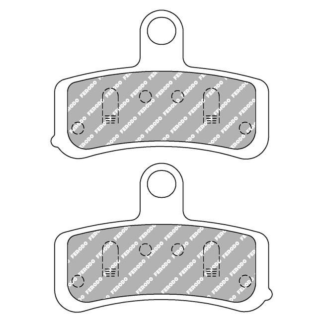 Ferodo, brake pads. Sintered ST-compound