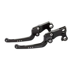 Rick''s Motorcycles, Good Guys brake & clutch lever set Black