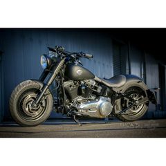 Rick''s Motorcycles, side mount license plate kit. Black-thumb-1