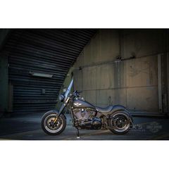 Rick''s Motorcycles, side mount license plate kit. Black-thumb-2