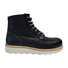 West Coast Choppers Δερμάτινα Μποτάκια με Κορδόνια Rigid μαύρο | WCC boots tumbled black - 46-thumb-1
