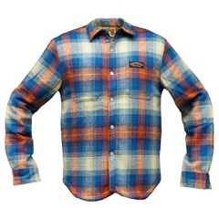 Holy Freedom Πουκάμισο Καρό με Επένδυση Mcfly lined shirt blue - XL