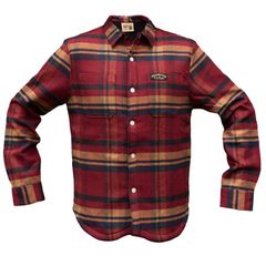 Holy Freedom Πουκάμισο Καρό με Επένδυση Redford lined shirt red - M