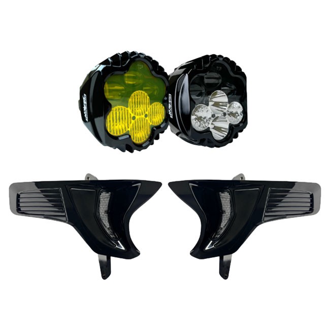 Custom Dynamics, Shark Demon LED headlamp kit. White/yellow