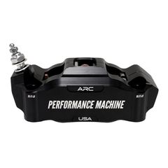Performance Machine, Race Series radial caliper. Left. Black-thumb-1