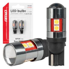 Amio - Λάμπες LED CAN Bus T10 W5W (W2.1x9.5d) Universal για Επιβατικά Αυτοκίνητα & Φορτηγά μ