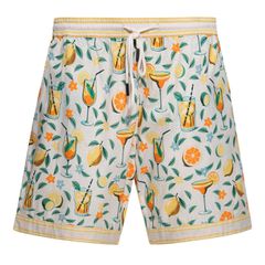 King Kerosin Βερμούδα Citrus Cocktail short creme - M