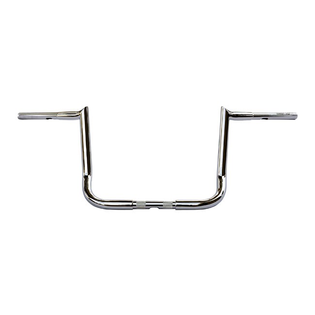 Wild1, Chubby 12" Bagger Hooked Apehanger. Chrome