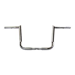 Wild1, Chubby 12" Bagger Hooked Apehanger. Chrome