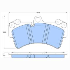 Δισκόφρενα  ZTEC+ για Audi,Porsche,Vw
