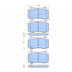 Δισκόφρενα ZTEC+ για Chevrolet,Dodge,Honda,Nissan
