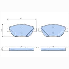 Δισκόφρενα ZTEC+ για Citroen,Ds,Fiat,Jeep,Lancia,Opel,Peugeot