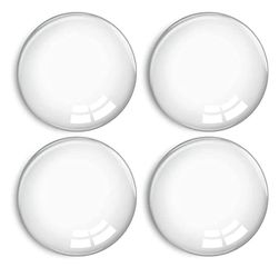 HOME USE στοπ πόρτας HUH-0263, αυτοκόλλητο, PU πλαστικό, 40x8mm, διάφανο, 4τμχ