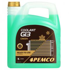 PEMCO Antifreeze G13 (-40°C) ΠΡΑΣΙΝΟ 5L