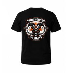 Iron Horses Μπλούζα Κοντομάνικη " Iron Fuckin Horses " μαύρη | T-Shirt black - 2XL-thumb-1