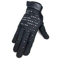 HeinzBikes Pattern gloves black - L