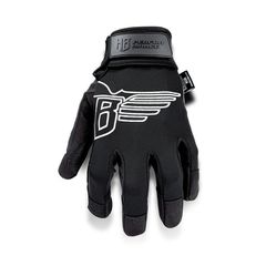 HeinzBikes Eagle split gloves black - M-thumb-2
