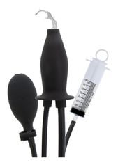 Hidden Desire Extreme Inflatable Lubricating Plug - Black-thumb-2