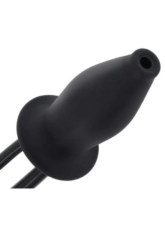 Hidden Desire Extreme Inflatable Lubricating Plug - Black