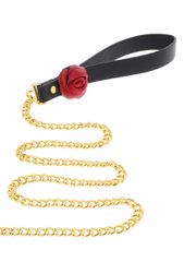 Taboom Wild Roses Collar & Leash - Black-thumb-3
