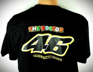 Ανδρικό κοντομάνικο μπλούζα τ σέρτ Original Full Scale Valentino Rossi 46 Club T-Shirt Size XL VR031-thumb-6