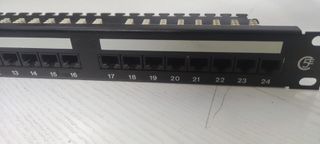 rw data 24-port cat5e patch panel 19 rack-thumb-1