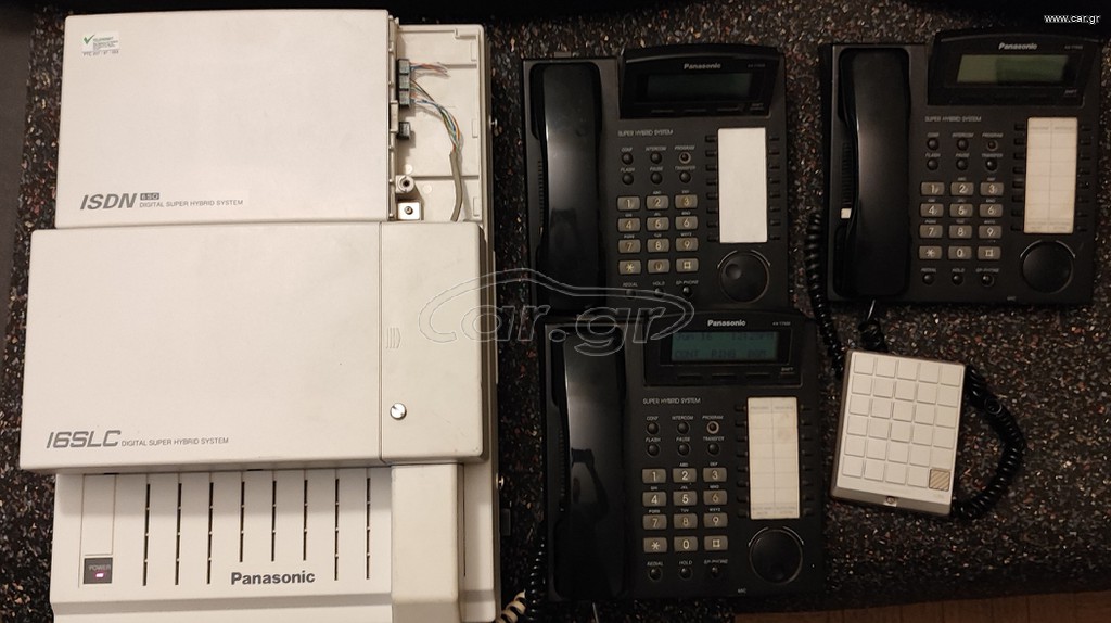 Panasonic TD816 με 3 συσκευες T7533
