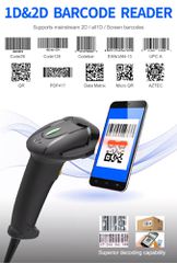 GTCODESTAR barcode scanner X-760H, 1D & 2D, ενσύρματο, μαύρο-thumb-3