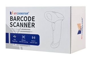 GTCODESTAR barcode scanner X-760H, 1D & 2D, ενσύρματο, μαύρο-thumb-8