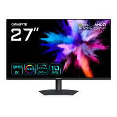 Gigabyte Aorus GO27Q24A Gaming Monitor 27" 2560x1440 Quad HD QD-OLED 240Hz Μαύρο
