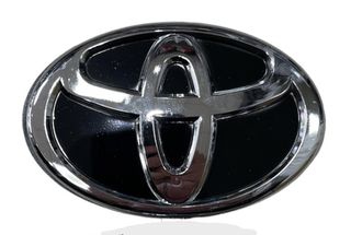 Σήμα πλαστικό αυτοκόλλητο στο πίσω 14x9,5cm - Toyota